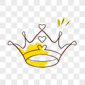 黄色精致的皇冠图片