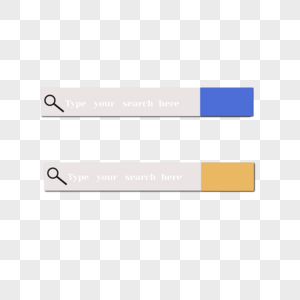 简单站点搜索框矩形条图片
