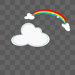 彩虹对话框言语泡沫言语框高清图片