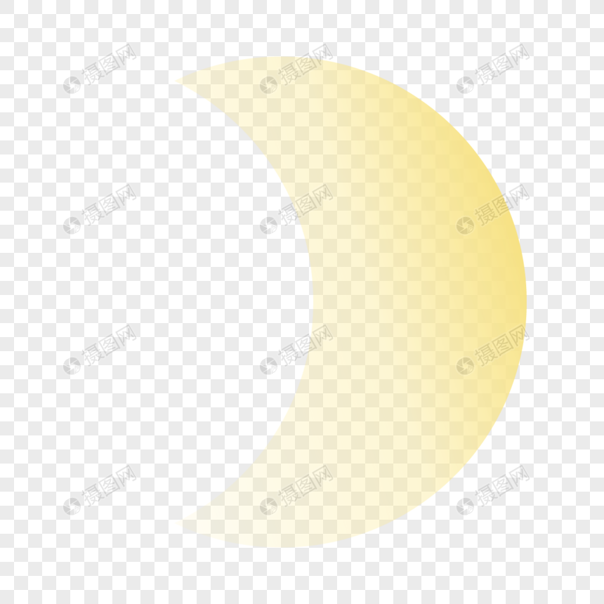 黄色的中秋月球图片
