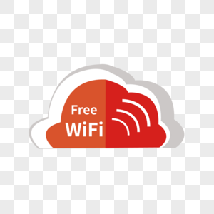 橙色云免费网络信号图片