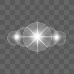米字白色爆闪光晕特效图片