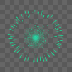 绿色火焰爆炸效果图片