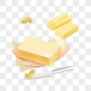 黄油写实乳制品食物图片