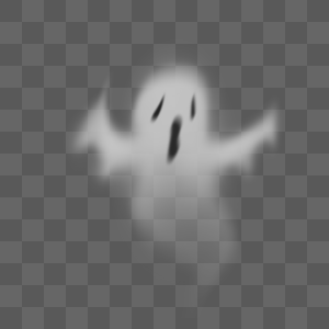 幽灵勾魂恐怖黑白图案图片
