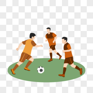 足球运动概念插画图片