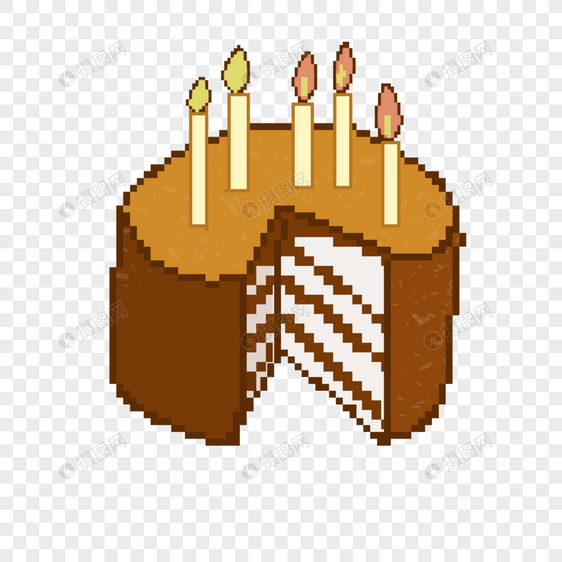 卡通生日蛋糕蜡烛图片
