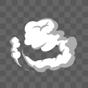 灰白烟雾扩散烟雾云朵图片