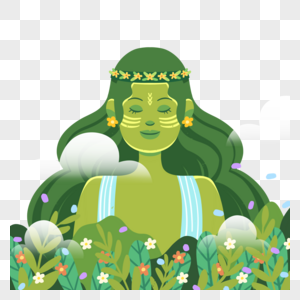 diadelapachamama绿色拉丁美洲地球母亲日图片