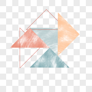 几何艺术抽象三角形纹理图片