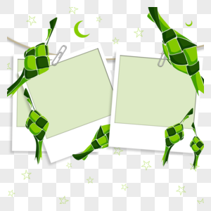 抽象边框ketupat框架图片