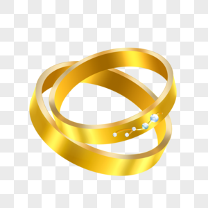 精致小巧的婚礼爱情戒指图片