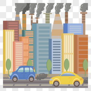 有毒气体工业污染尾气排放图片