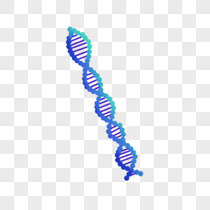 科学教育元素蓝色螺旋dna图片