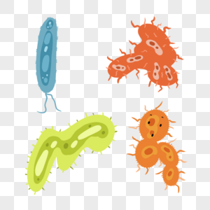 小型原生生物可爱微生物图片
