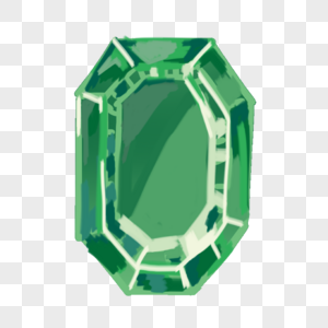 绿色精美钻石游戏宝石图片