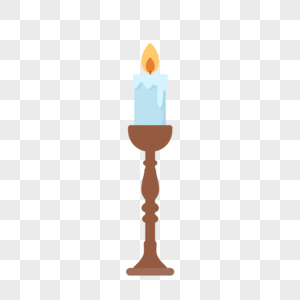 波斯新年烛台上燃烧的蜡烛图片