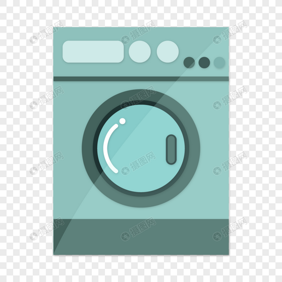 平板自动一台洗衣机图片