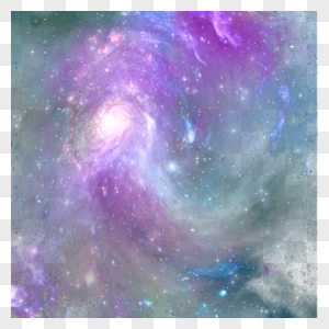美丽的紫色星空星系图片