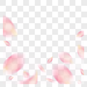 情人节抽象花卉花瓣边框图片