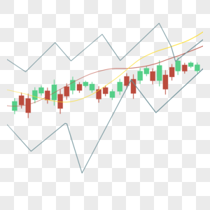 股票k线图上升趋势证券市场投资绿色红色蜡烛图图片