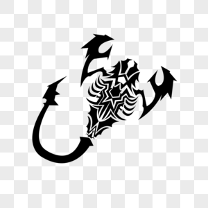 蝎子纹身图案纹身图腾图片