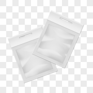 塑料袋透明干净白灰色装饰图片