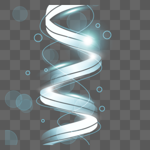 dna分子结构银白色螺旋图片