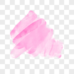 简约风格淡粉色涂鸦水彩笔刷图片
