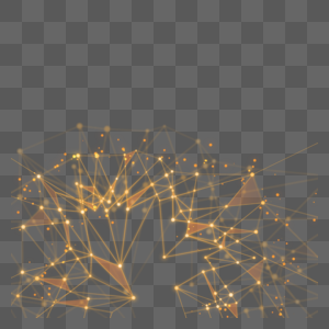 抽象未来数据技术科技点线光效图片