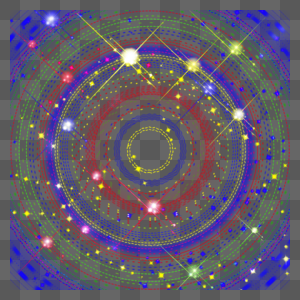 圆形彩色炫光迪斯科抽象光效图片