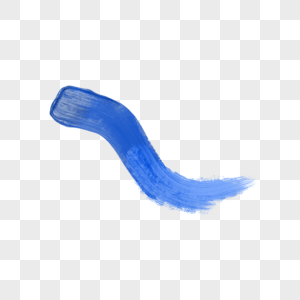 蓝色水彩渐变厚涂抽象笔画笔触图片
