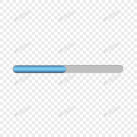 蓝色灰色进度条页面等待图标标签图片