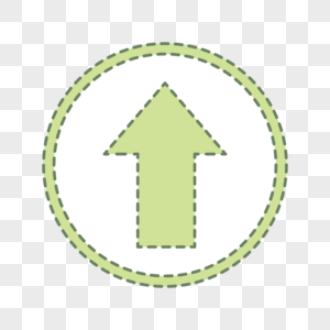 绿色白色简约向右箭头网页图标道路指示标图片