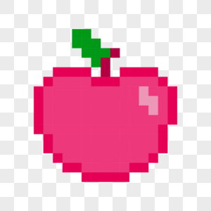 像素游戏水果红色美味苹果图片