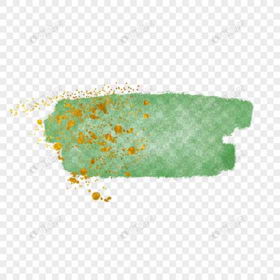 绿色抽象墨迹水彩污渍图片