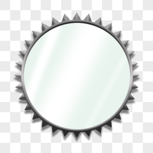 写实的镜子圆形图片