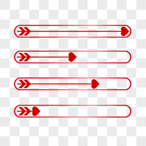 页面等待图标标签爱心箭头横款图片
