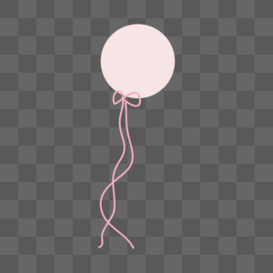 气球粉色装饰矢量图片