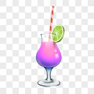 紫色沙滩饮料果汁图片