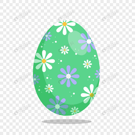 绿色复活节彩蛋图片
