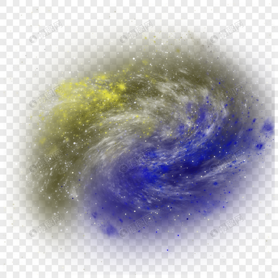 彩色星云旋涡聚变银河宇宙元素图片