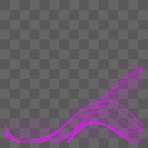 紫色光点曲线光效抽象量子图片