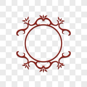 经典边框圆的红圈高清图片