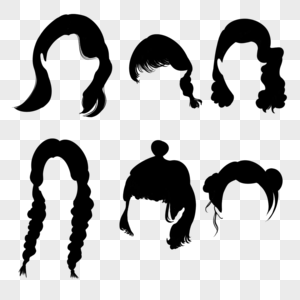 女式各种短发发型组合图片