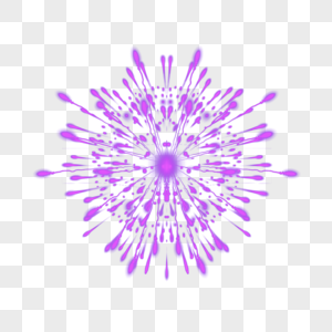 紫色爆炸粒子特效光线图片