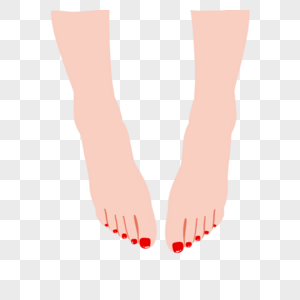 脚趾美容指甲油护理漂亮图片
