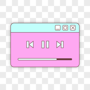 进度条音乐播放紫色蓝色图片图片