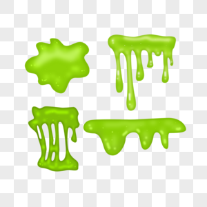 恶心绿色粘液细菌液体图片