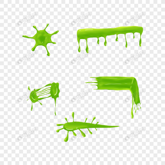 粘液绿色液体细菌图片